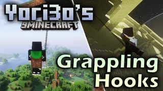 Yori3os Grappling Hooks Mod (26.2, 1.20.1) – Swing And Climb