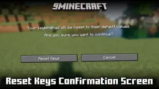 Reset Keys Confirmation Screen Mod (26.2, 1.20.1) – Reconsider Your Choice