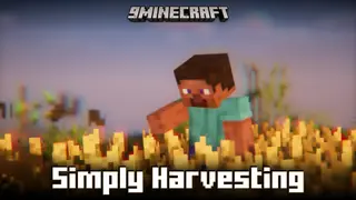Simply Harvesting Mod (26.2, 1.20.1) – One Click Harvesting And Replanting