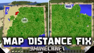 Map Distance Fix Mod (26.2, 1.20.1) – Better Exploration Maps
