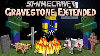 Gravestone Extended Mod (26.1.2, 1.21.11) – Death Marker and Loot Recovery