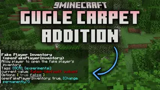 Gugle Carpet Addition Mod (26.2, 1.20.1) – Managing Fake Players
