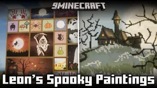 Leon's Spooky Paintings Mod (26.2, 1.20.1) – 27 New Paintings