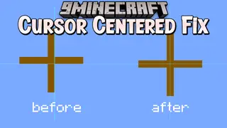 Cursor Centered Fix Mod (26.2, 1.20.1) – Automatically Centers The Cursor