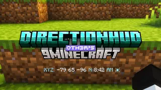 Oth3r's DirectionHUD Mod (26.2, 1.20.1) – Save, Set, and Edit Coordinates