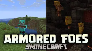 Armored Foes Mod (26.2, 1.21.1) – Tougher Mobs With Visible Armor