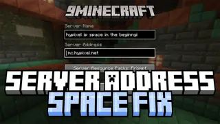 Server Address Space Fix Mod (26.2, 1.20.1) – Automatically Remove Spaces From IP