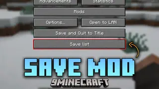 Save Mod (26.2, 1.20.1) – Save And Load Your Worlds With Ease
