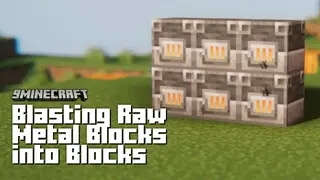 Blasting Raw Metal Blocks into Blocks Mod (26.1.2, 1.20.1)