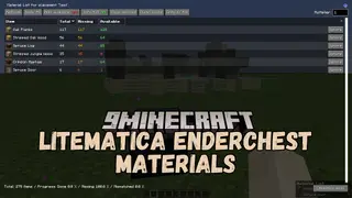Litematica Enderchest Materials Mod (1.21.11, 1.20.1) – Adds Ender Chest Inventory