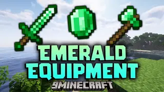 Emerald Equipment Mod (26.2, 1.20.1) – Green Gear For The Bold