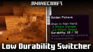 Low Durability Switcher Mod (1.21.11, 1.20.1) – Saves Tools From Breaking