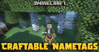 Craftable Nametags Mod (1.21.11, 1.21.1) – Name Mobs Without Dungeon Loot