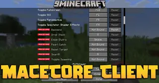 MaceCore Client Mod (26.1.2, 1.21.11) – Configurable Lock Assist And Tech Automation