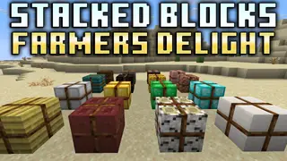 Stacked Blocks Farmers Delight Mod (26.2, 1.20.1) – Block Stacking
