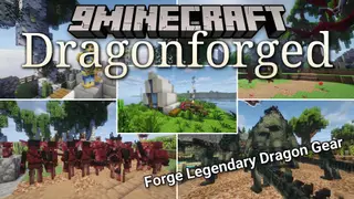 Dragonforged Mod (1.20.1) – Fight Giant Bosses in a Dark Fantasy Dimension
