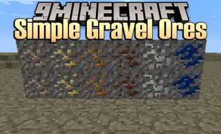 Simple Gravel Ores Mod (26.1.2, 1.20.1) – Gravel Versions of Vanilla Ores