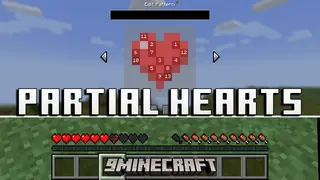 Partial Hearts Mod (26.2, 1.20.1) – Shows Exact Fractional Player Health