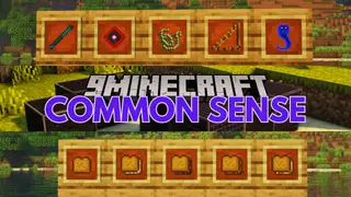 Common Sense Mod (1.21.8, 1.20.1) – Over 200 Recipes