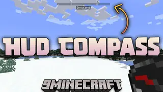 Hud Compass Mod (26.1.2, 1.20.1) – Find Your Way in The World