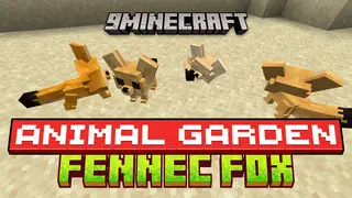 Animal Garden Fennec Fox Mod (26.2, 1.20.1) – Adds Tameable Desert Fennec Foxes