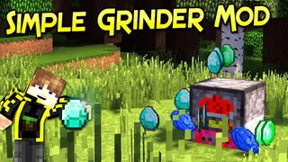 Simple Grinder Mod (26.2, 1.20.1) – Duplicate Your Diamonds And Minerals