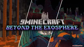 Beyond the Exosphere Map (26.2, 1.20.1) – Survive the Glowing Depths of an Alien World