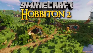 Hobbiton 2 Map (26.2, 1.20.1) – Live a Peaceful Life in a Cozy Hillside Village