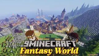 Fantasy World Map (26.2, 1.20.1) – Coastal Harbor Kingdom