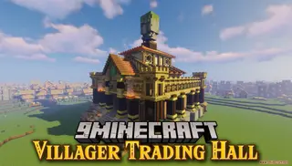 Villager Trading Hall Map (26.2, 1.20.1) – A Grand Market