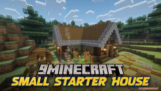 Small Starter House Map (26.2, 1.20.1) – Cozy Taiga Cabin