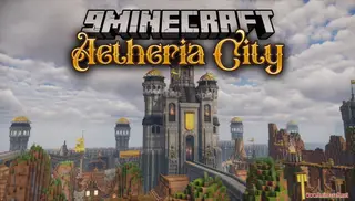Aetheria City Map (26.2, 1.20.1) – Massive Medieval Kingdom