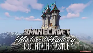 Medieval Fantasy Mountain Castle Map (26.2, 1.20.1) – A Cozy Castle