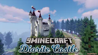 Diorite Castle Map (26.2, 1.20.1) – Fully Furnished Castle