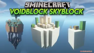Voidblock Skyblock Map (26.2, 1.20.1) – Defy the Endless Void
