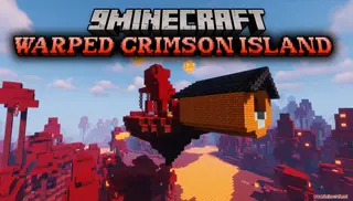 Warped Crimson Island Map (26.2, 1.20.1) – Reversed World