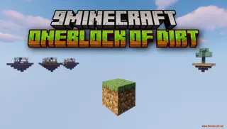 Oneblock of Dirt Map (26.2, 1.20.1) – Build Worlds From Infinite Dirt