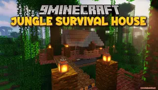 Jungle Survival House Map (26.2, 1.20.1) – A Cozy Home