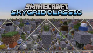 SkyGrid Classic Map (26.2, 1.20.1) – Void Grid Survival