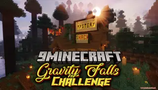 Gravity Falls Challenge Map (26.2, 1.20.1) – Collect the Mysteries