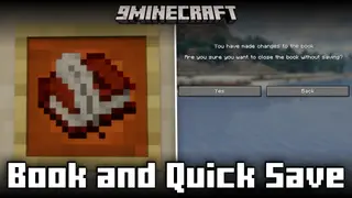 Book and Quick Save Mod (26.1.2, 1.21.1) – Persistent Save Alert