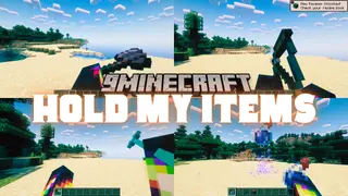 Hold My Items Mod (1.21.11, 1.20.1) – Visual Realism to Item Holding In The Game
