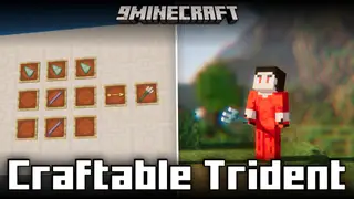 Craftable Trident Mod (26.2, 1.21.1) – Adds A Crafting Recipe For Tridents