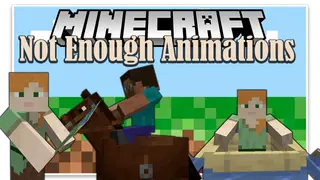 Not Enough Animations Mod (26.2, 1.20.1) – Smoother and More Realistic