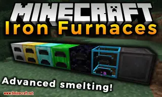 Iron Furnaces Mod (1.21.11, 1.20.1) – New Furnaces, More Efficient