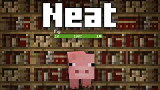 Neat Mod (26.2, 1.20.1) – HUD Status Bar Above Mobs