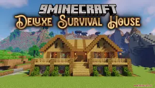 Deluxe Survival House Map (26.2, 1.20.1) – A Classy Start