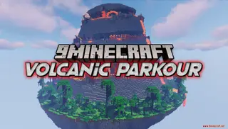 Volcanic Parkour Map (26.2, 1.20.1) – Frantic Jumps Inside a Raging Volcano