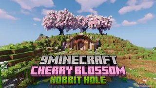 Cherry Blossom Hobbit Hole Map (26.2, 1.20.1) – Cozy Home