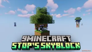 Stop's Skyblock World Map (26.2, 1.20.1) – Classic Floating Island Survival